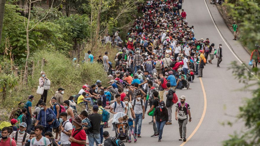 Guatemala advierte sobre una posible caravana migrante desde Honduras esta semana