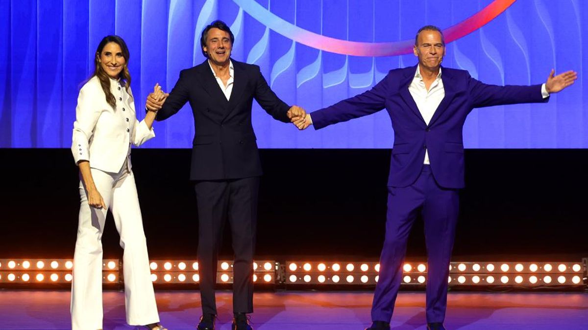 Paz Padilla, Ion Aramendi y Carlos Lozano