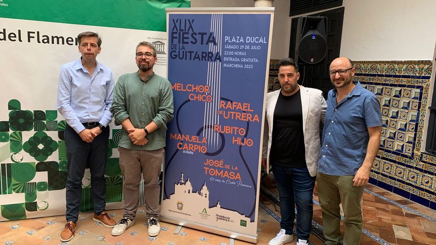 José de la Tomasa, estrella de la Fiesta de la Guitarra de Marchena