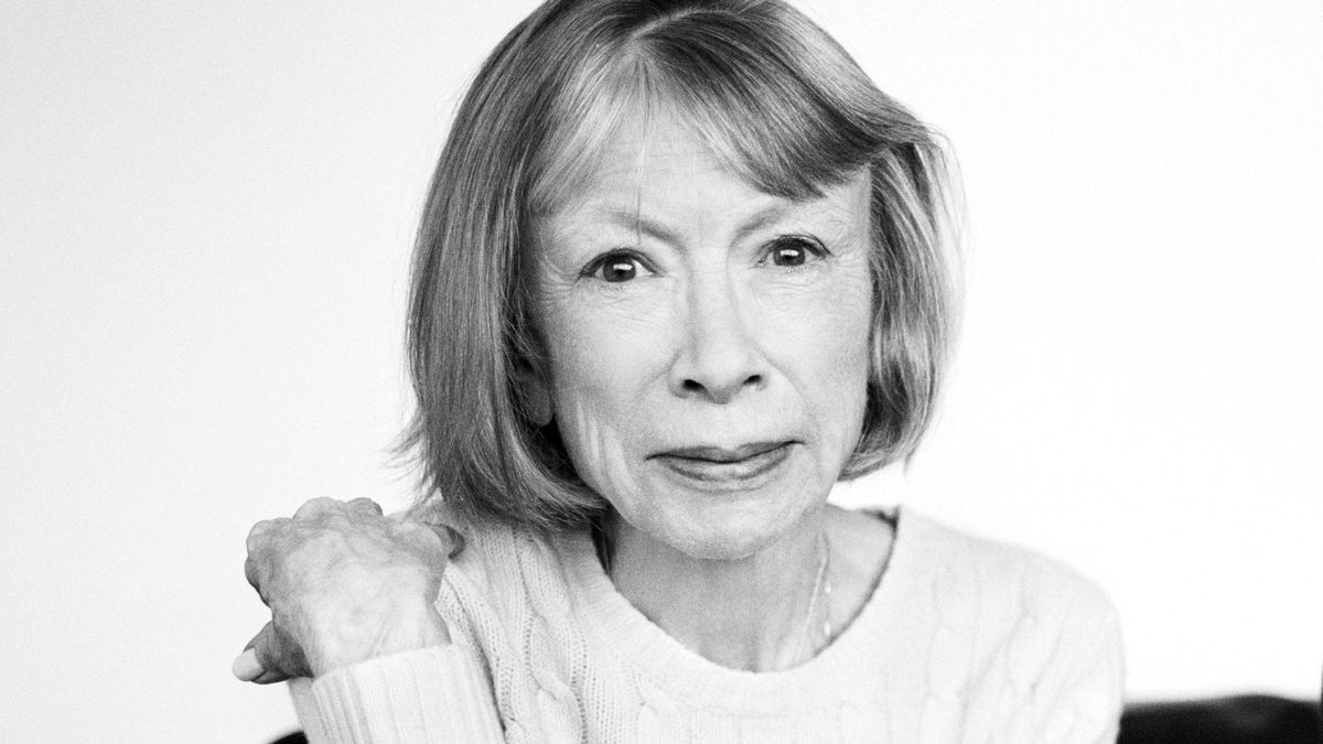 La escritora Joan Didion