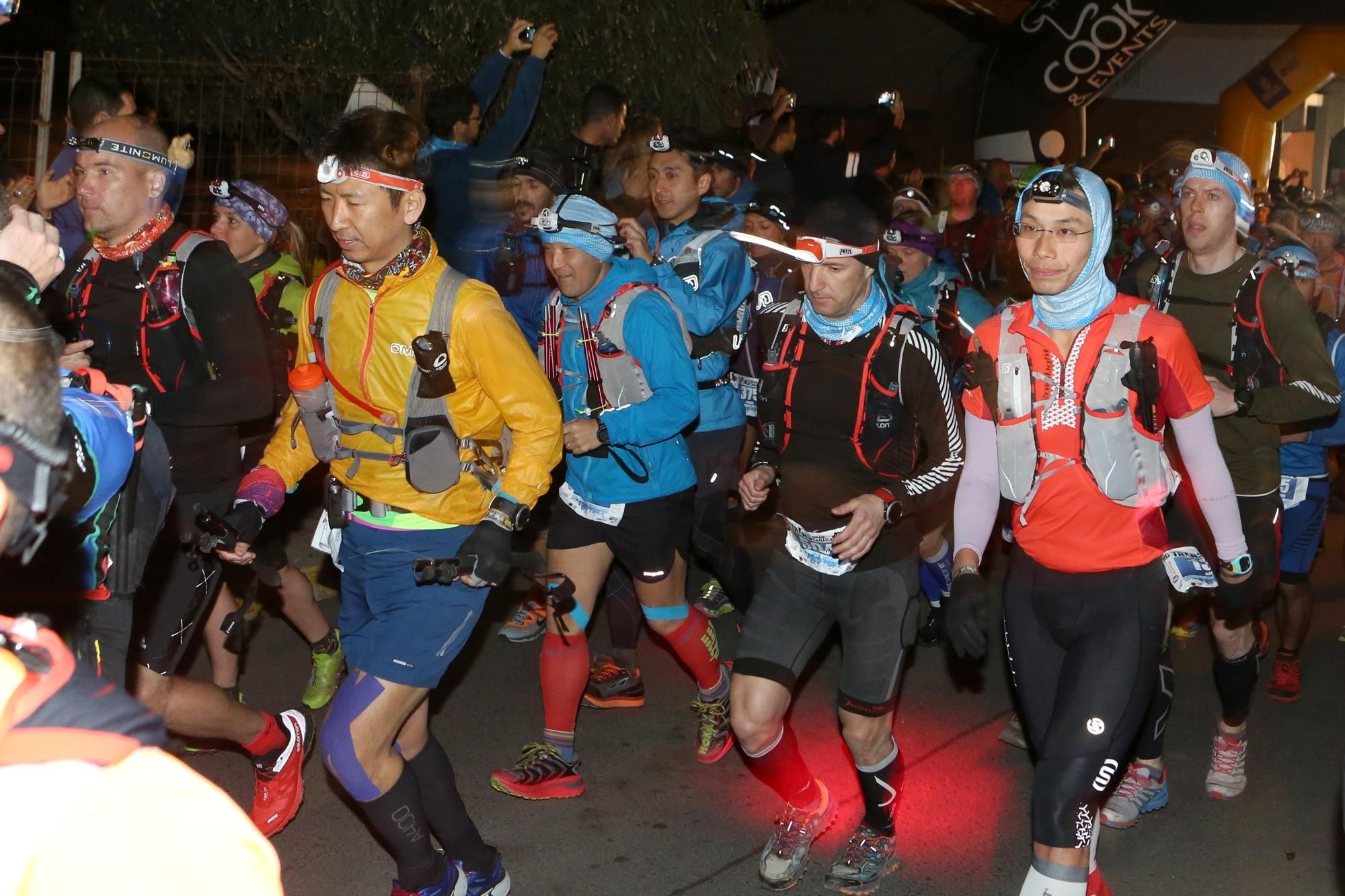 Salida de la Transgrancanaria 125 km. Alejandro Ramos.