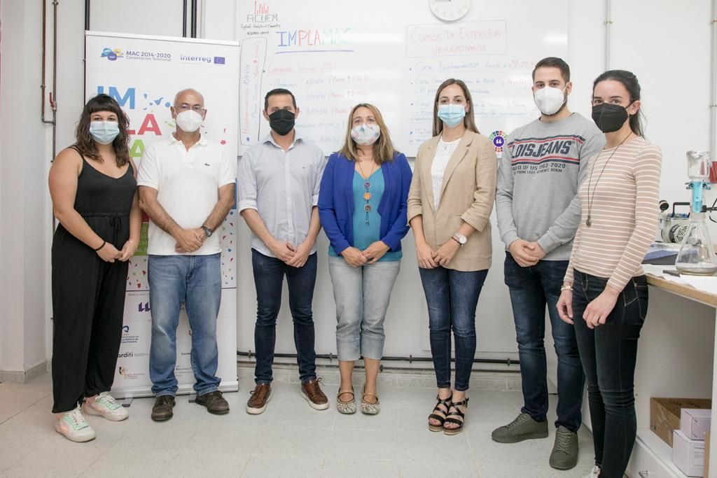 María Rodríguez y Félix Medina visitaron la ULL.