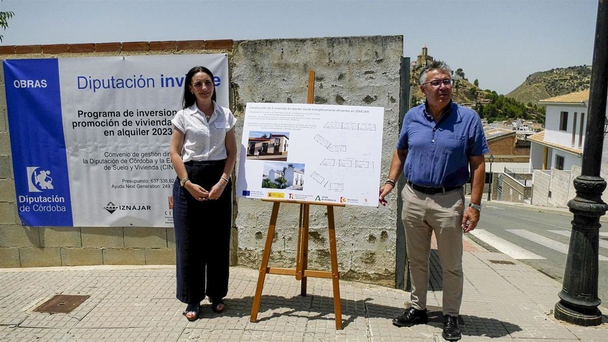 La Diputación inicia la construcción de una promoción de viviendas protegidas en Iznájar