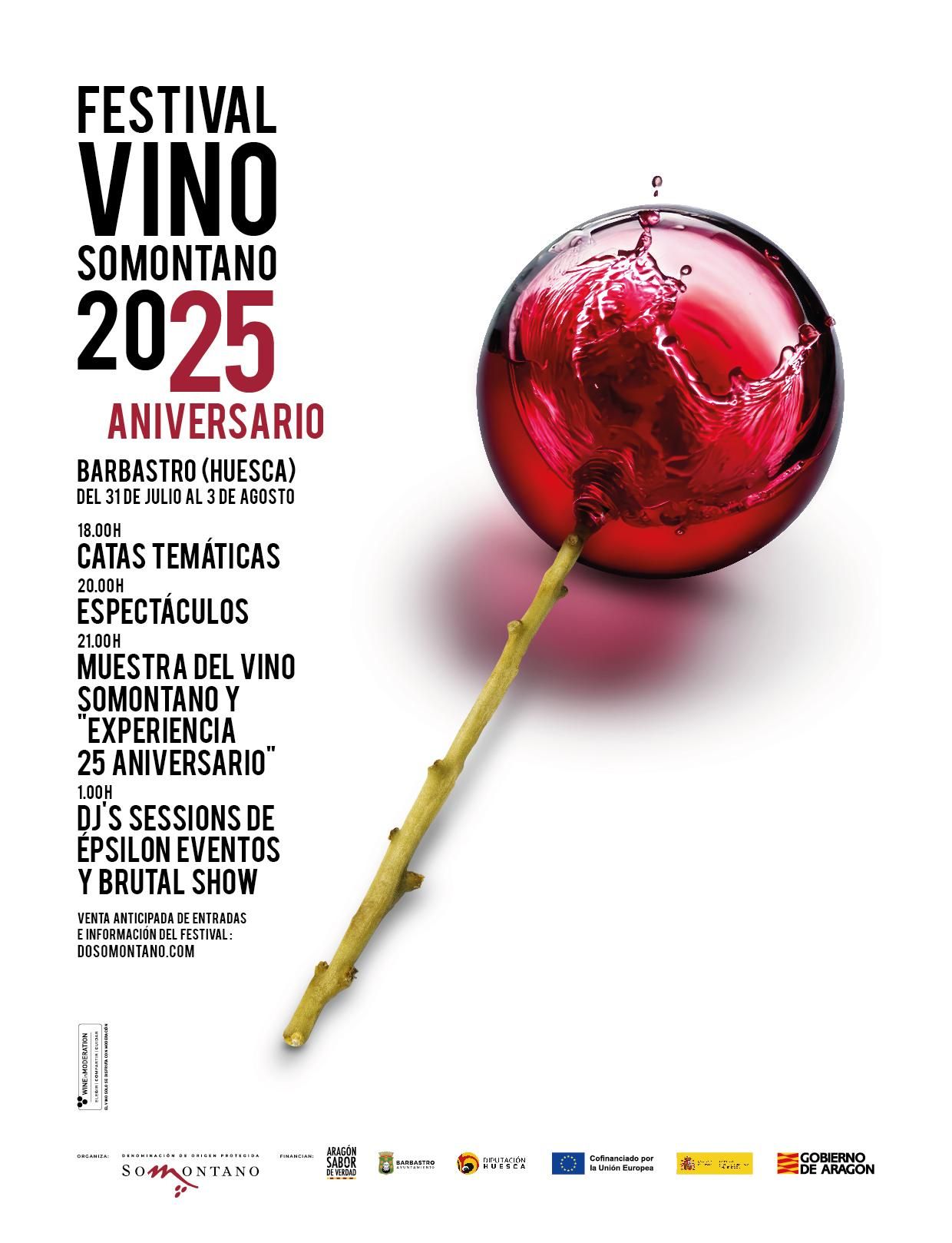 Cartel Festival Vino Somontano 2025