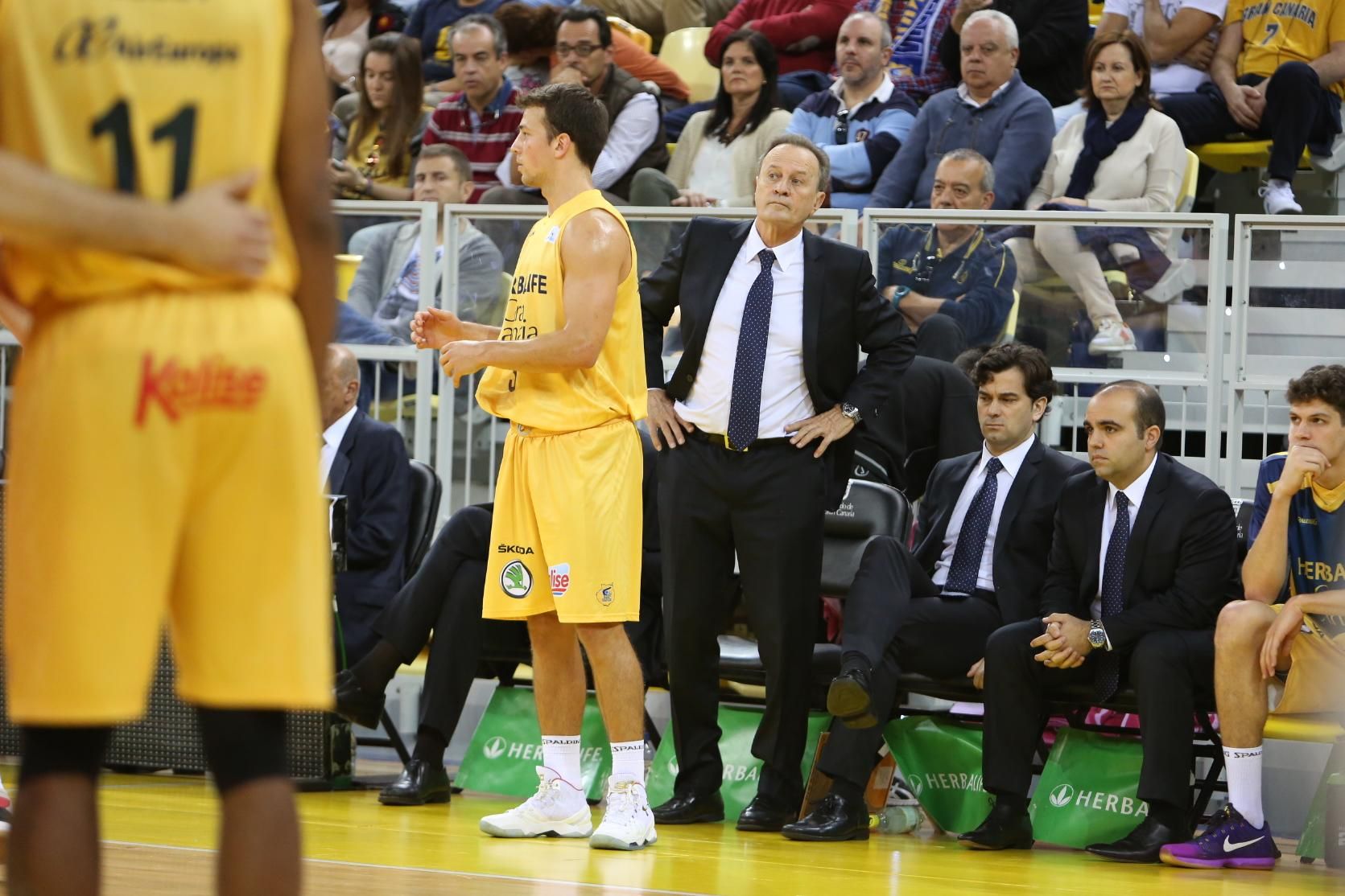Imágenes del encuentro entre el Herbalife Gran Canaria y el UCAM Murcia en el Gran Canaria Arena. (Alejandro Ramos).