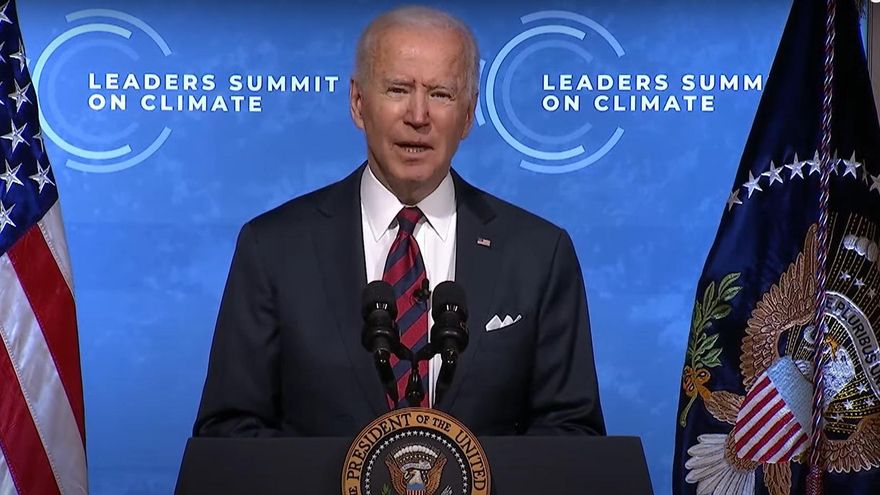 El presidente de EEUU, Joe Biden, en su intervención en la cumbre.