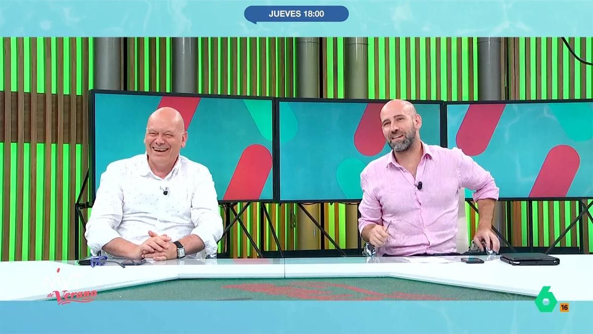 La broma de Gonzalo Miró en su 'despedida' de laSexta: "Otro día que os ahorráis en peluquería"