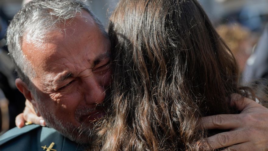 Funeral del agente atropellado durante vuelta ciclista