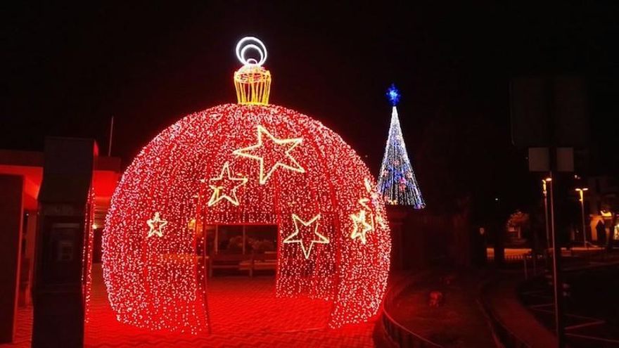 Breña Alta dedica el encendido de Navidad a los afectados por el volcán