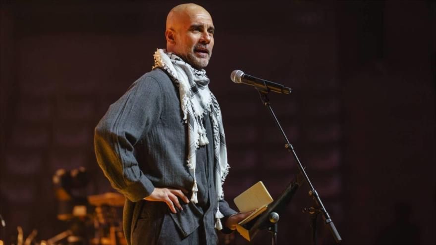 Pep Guardiola se manifestó a favor de Palestina en un concierto en Barcelona: "Los hemos dejado solos"