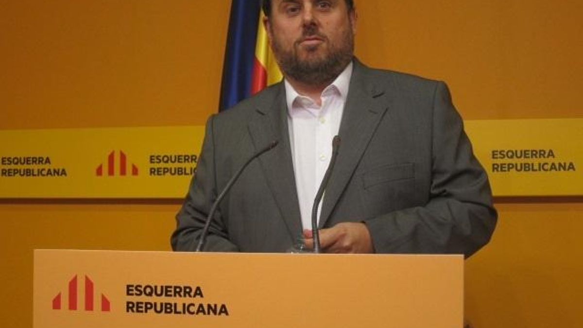 El presidente de ERC, Oriol Junqueras