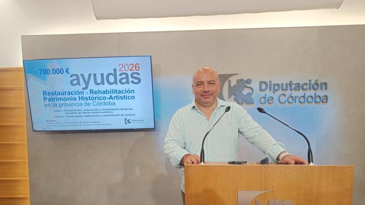 La Diputación abre una nueva convocatoria de ayudas para conservación del patrimonio dotada de 700.000 euros