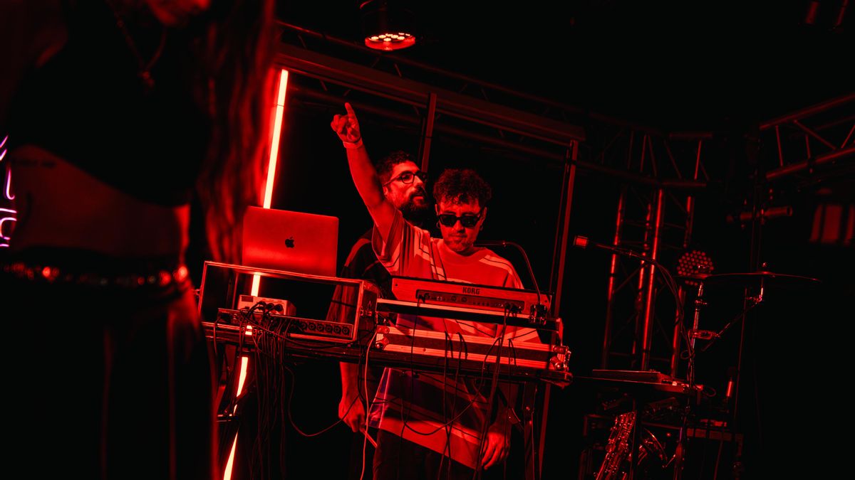 Un moment de l'actuació de Malifeta en la I Festa pel Valencià d'elDiario.es.