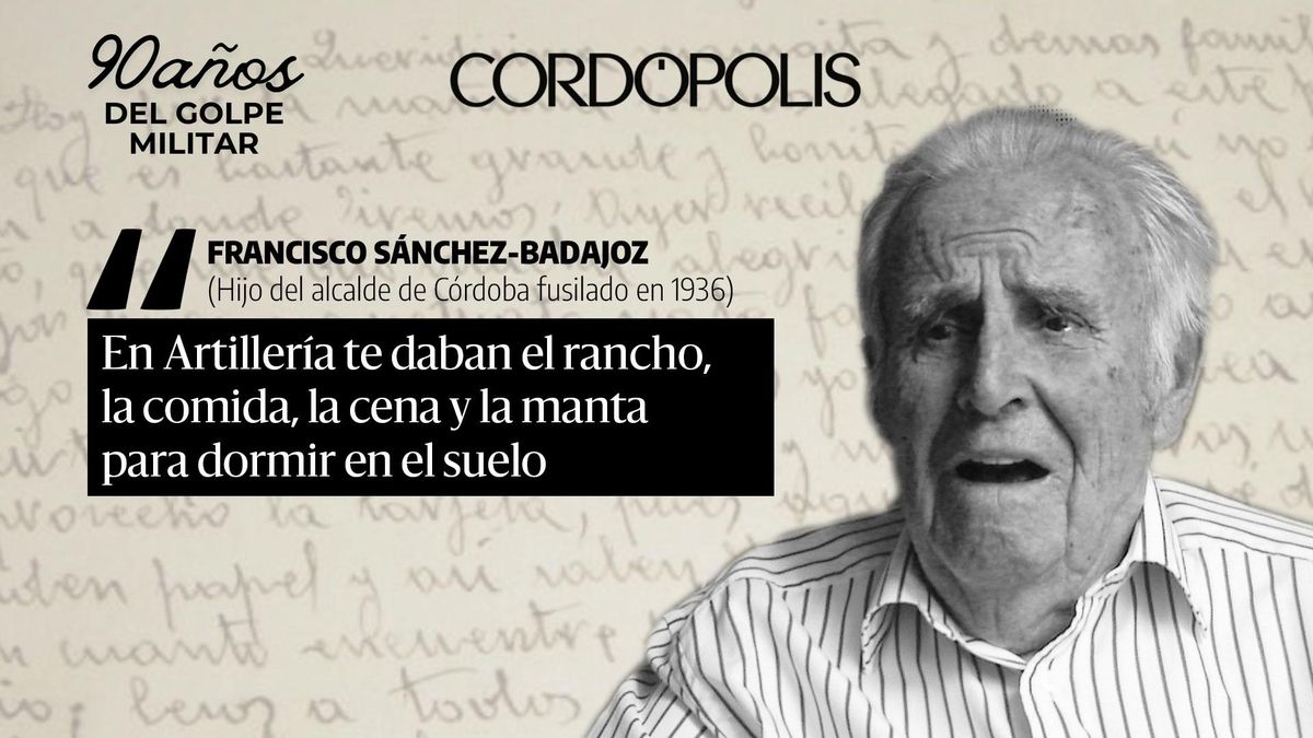 Entrevista inédita a Francisco Sánchez-Badajoz, hijo del alcalde de Córdoba fusilado en 1936