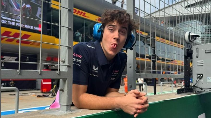 Franco Colapinto: "Se hizo larga la espera, estamos de vuelta"