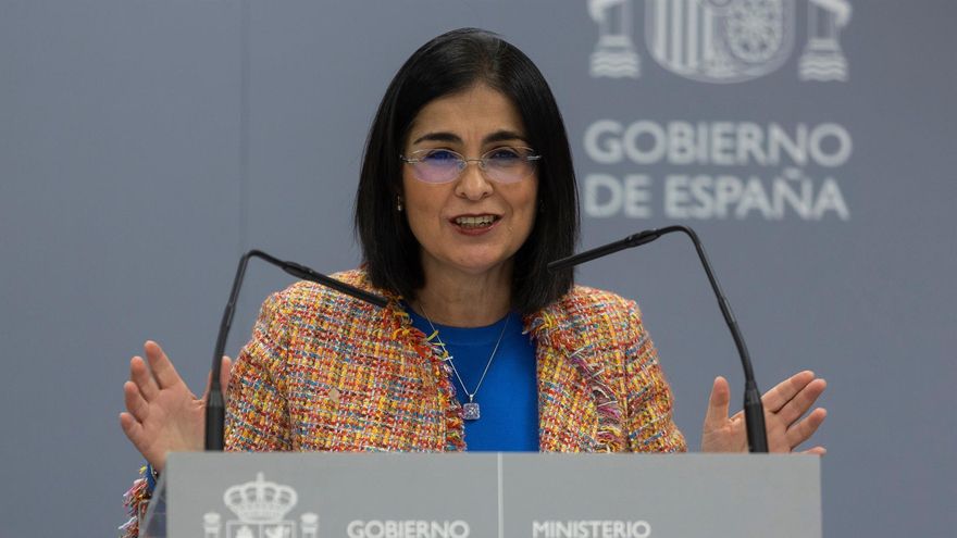 La ministra de Sanidad, Carolina Darias en una imagen de archivo.