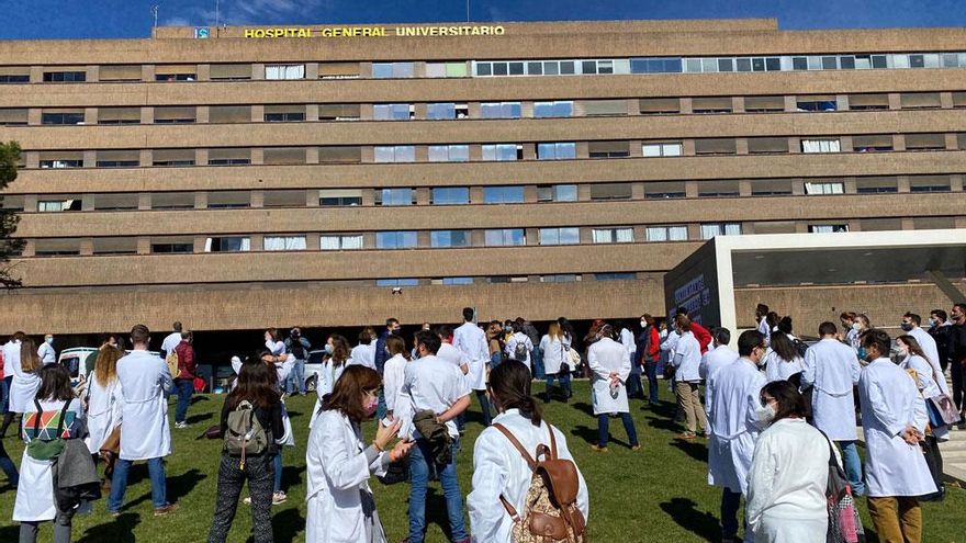 Concentración y huelga de médicos en Albacete