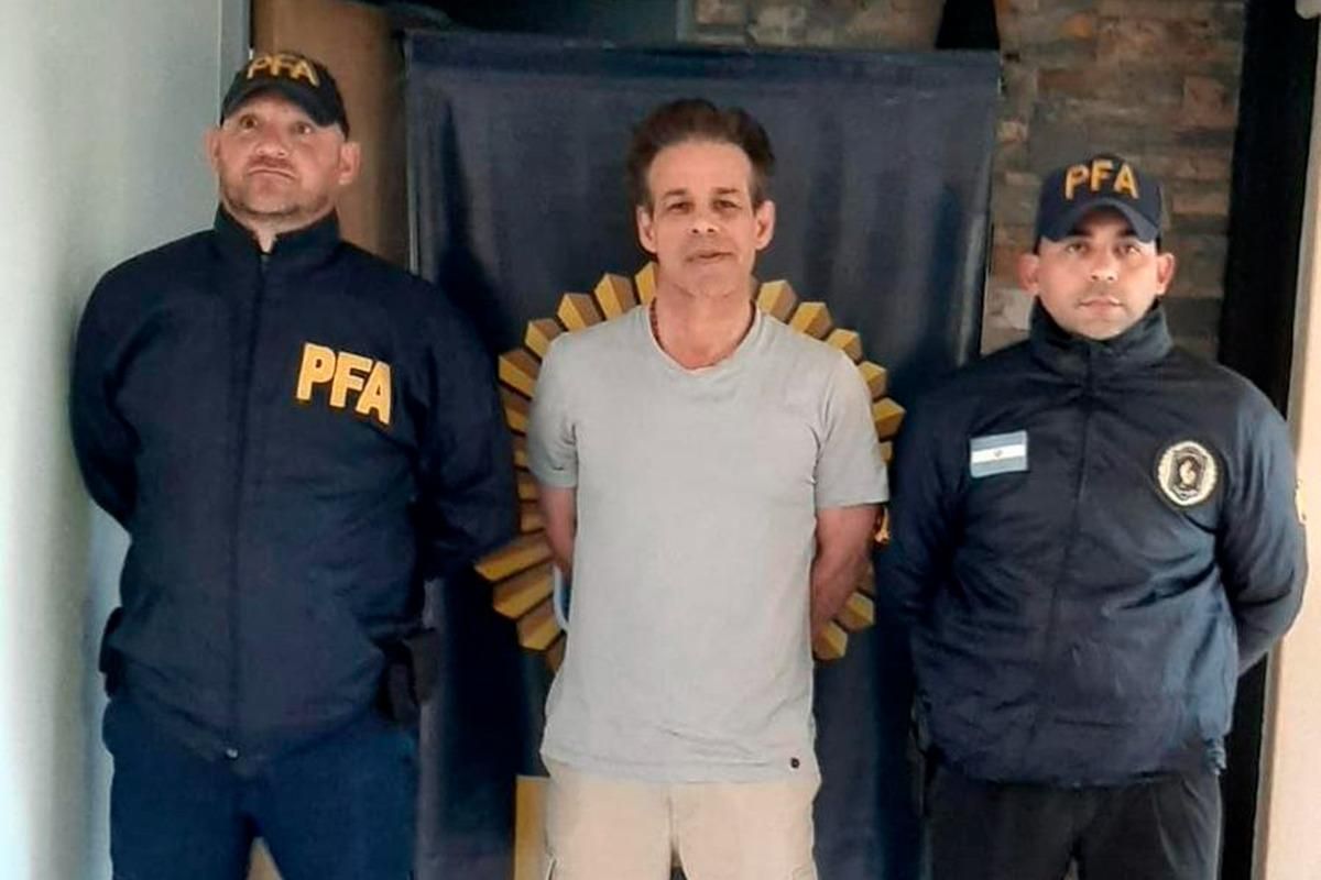 Fred Machado, esta semana, cuando fue detenido por la Policía Federal.