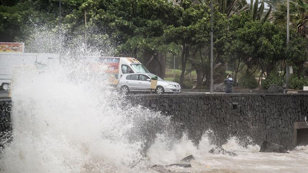 FOTOGALERÍA | Temporal de lluvia en Canarias