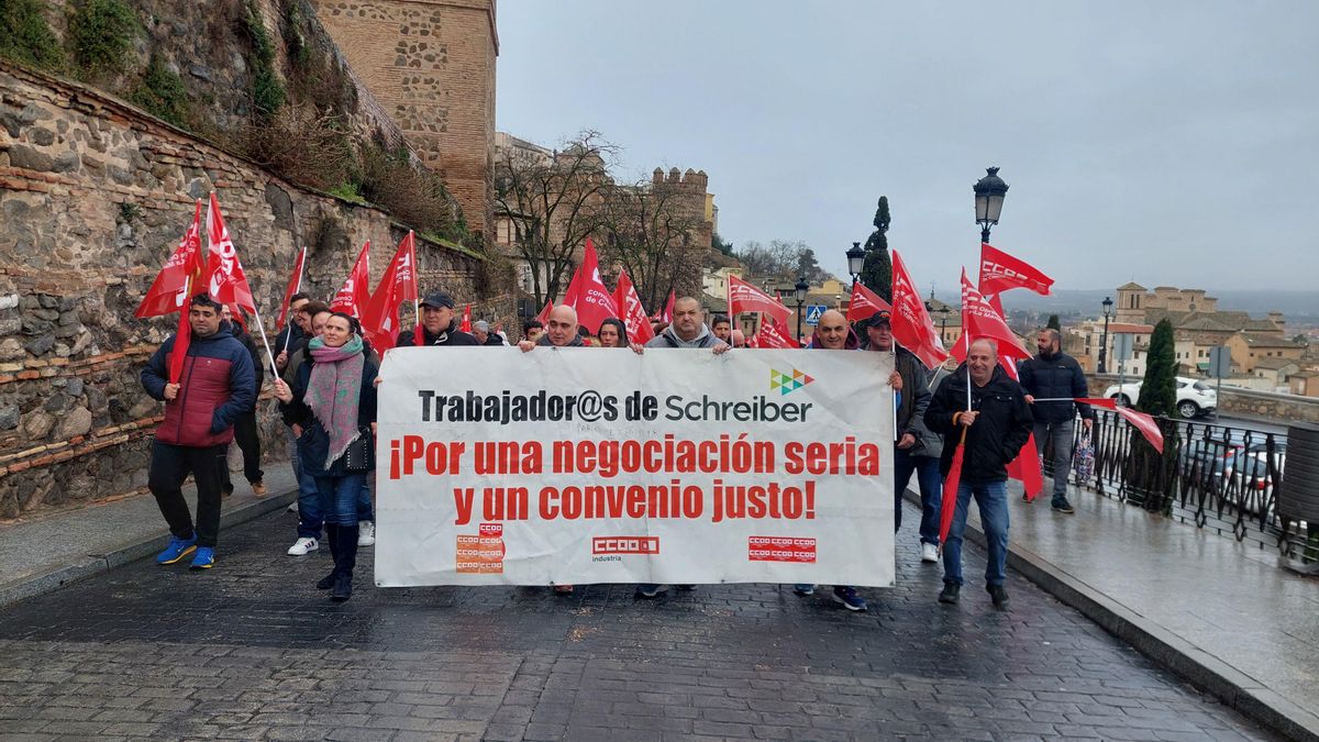 Manifestación de CCOO en Toledo