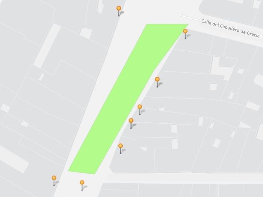 Terrazas en la zona saturada de Montera