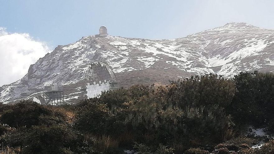 Nieve este domingo en las cumbres de La Palma
