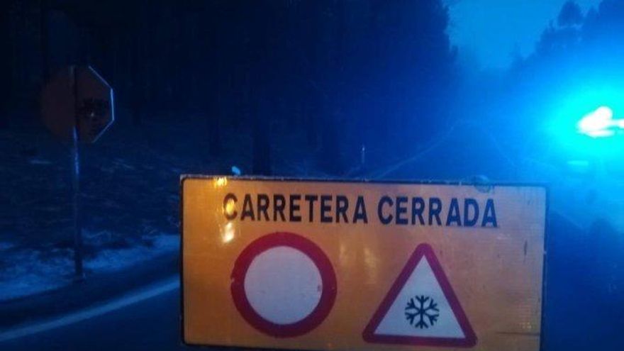 Cierre de la GC-134.