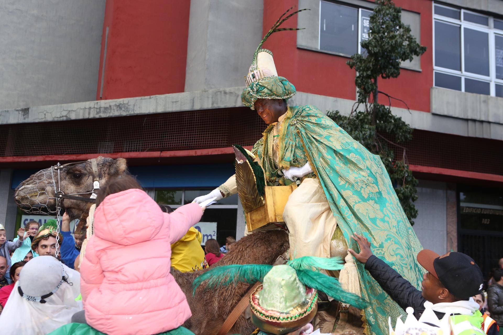 Cabalgata de Reyes en la capital grancanaria. (Alejandro Ramos).