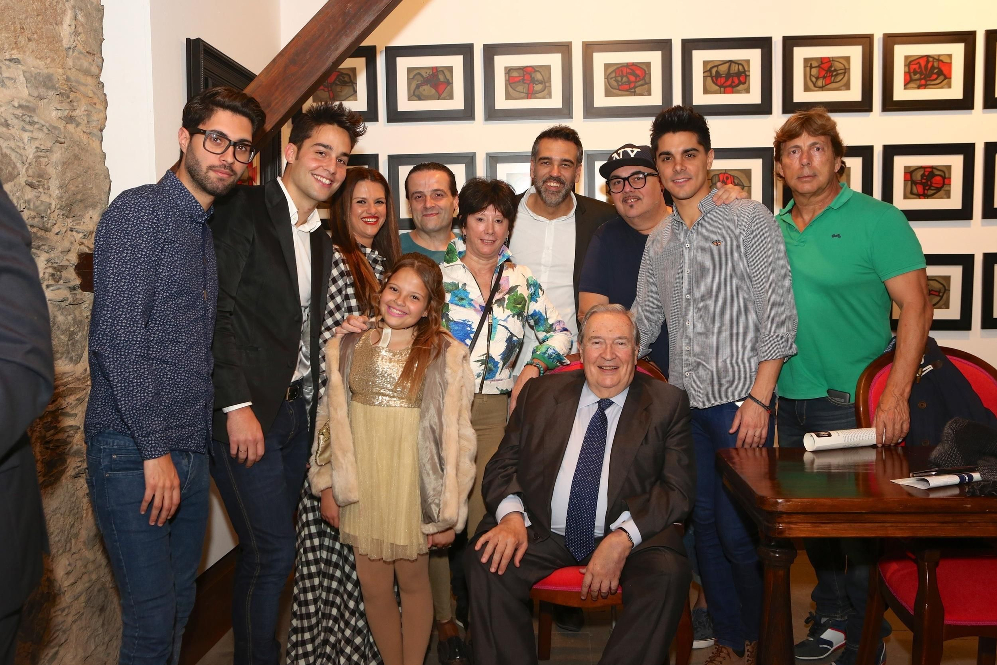 Exposición 'Obra sobre papel' del artista Sergio Gil en la sala de exposiciones 'Casa Condal', San Fernando de Maspalomas. (ALEJANDRO RAMOS)