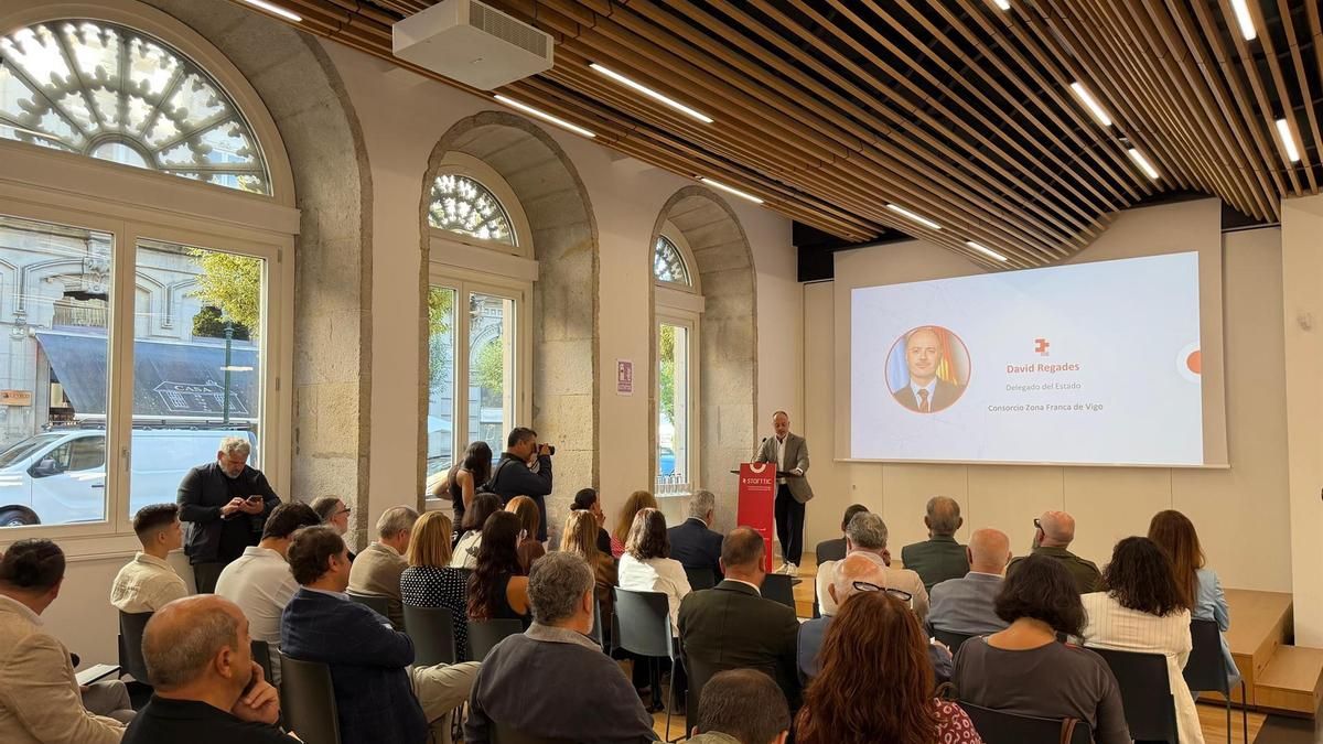 30 proyectos con la inteligencia artificial como eje inauguran la incubadora de empresas tecnológicas de la Zona Franca de Vigo