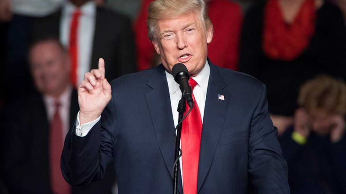 El presidente de EEUU, Donald Trump.
