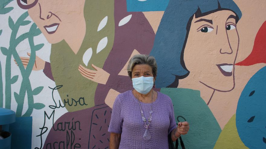 La activista feminista Dori, nieta de Carmen Villar Aguado, compañera de Luisa Marín, cigarrera represaliada por el franquismo en 1936