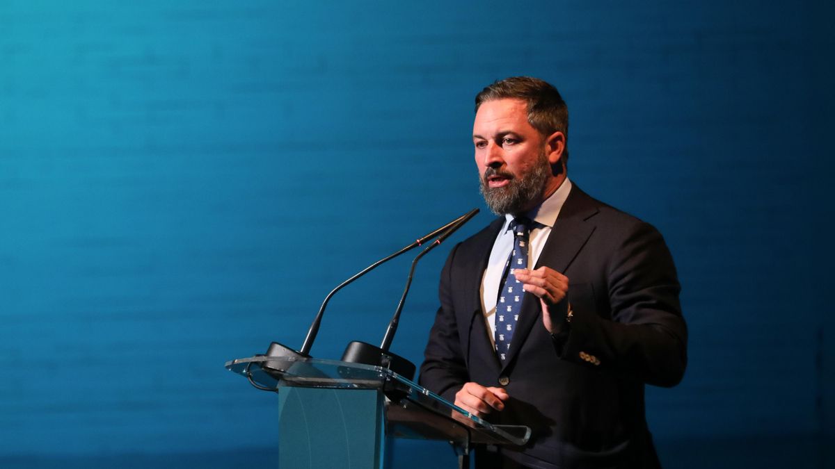 El presidente de Vox y de la Fundación Disenso, Santiago Abascal, en una imagen de archivo