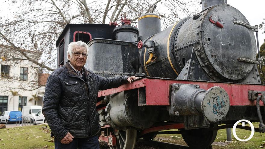 El último maquinista de la histórica locomotora cordobesa de 1864