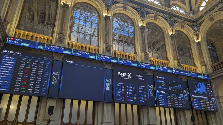 Fotografía del miércoles de la Bolsa de Madrid. EFE/ Vega Alonso