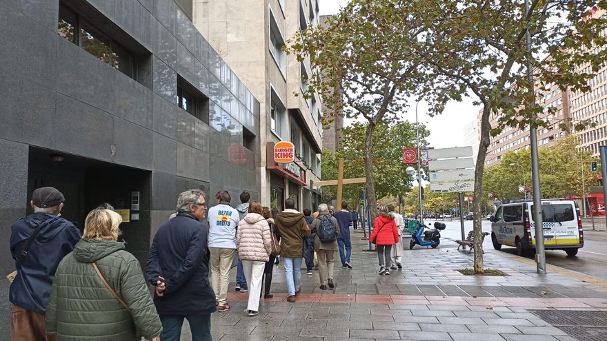 Activistas de 'Rezar no es delito' en procesión