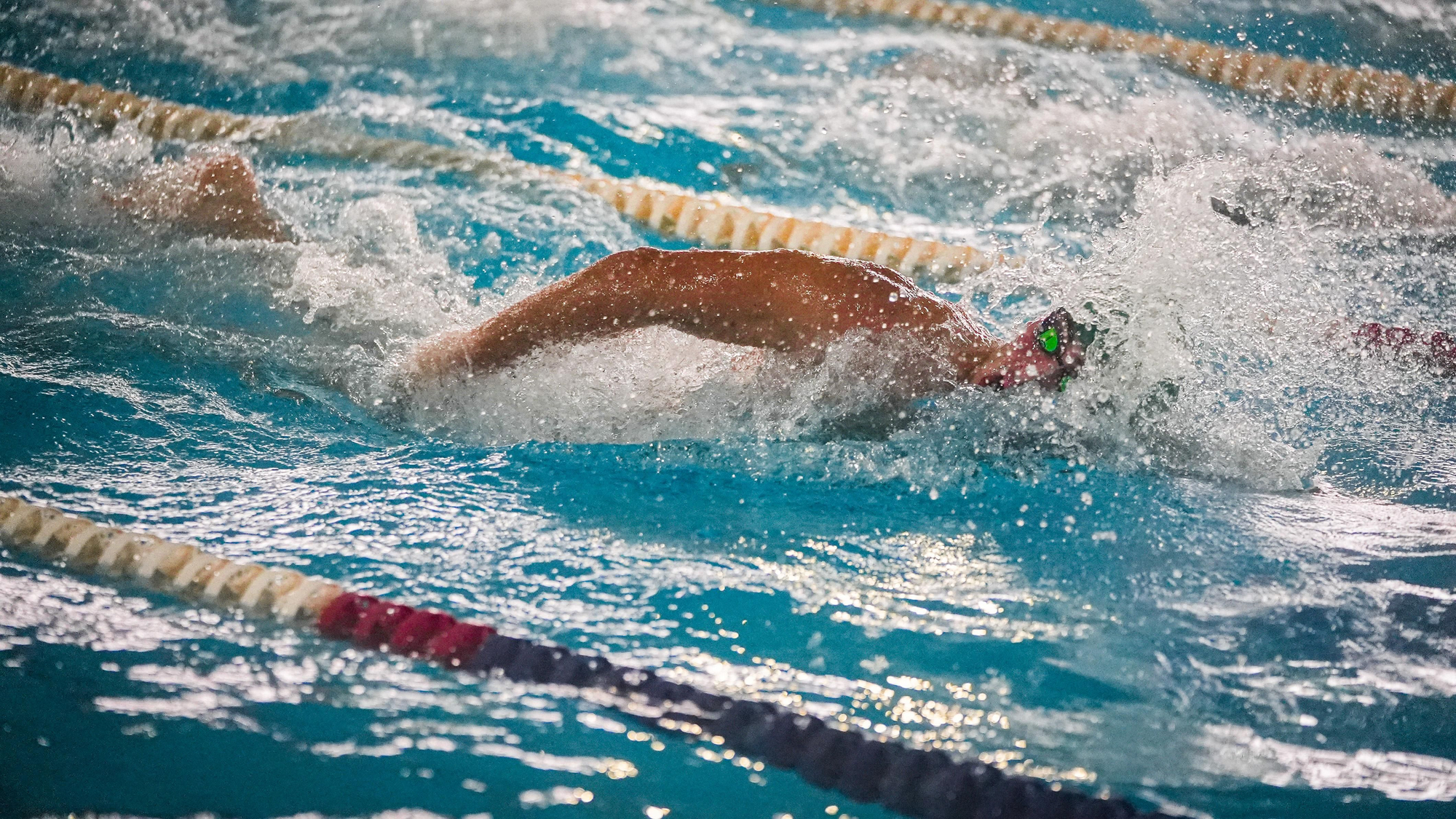 Fase de ascenso de natación
