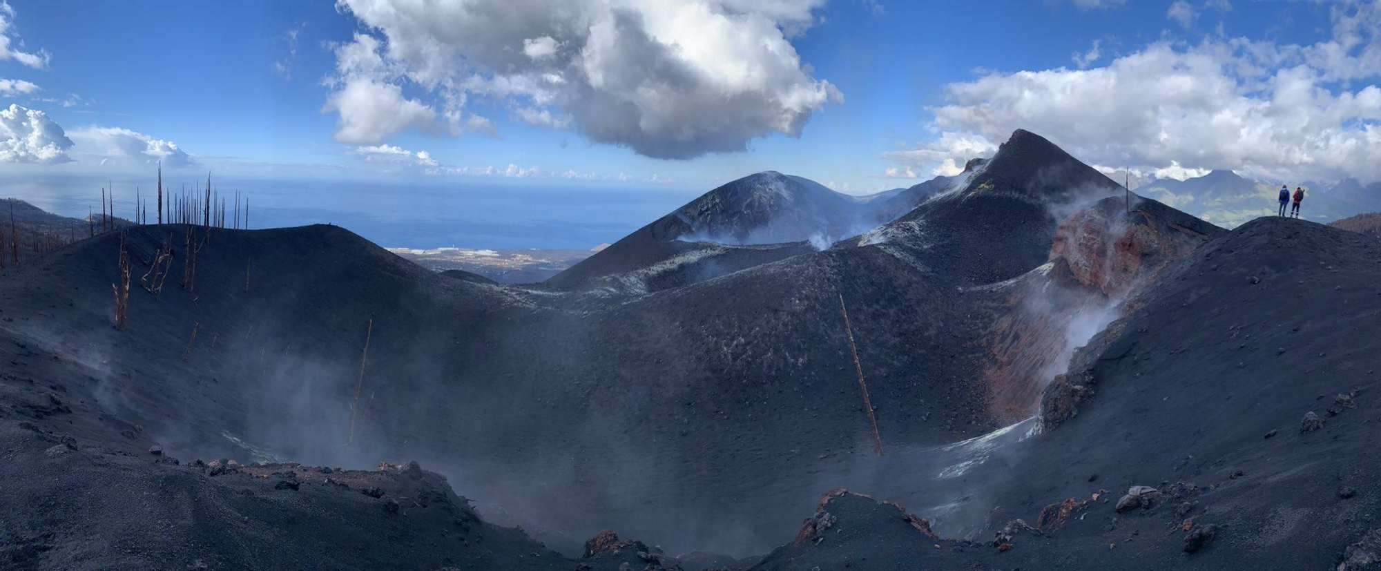 El nuevo volcán de La Palma en Cumbre Vieja.