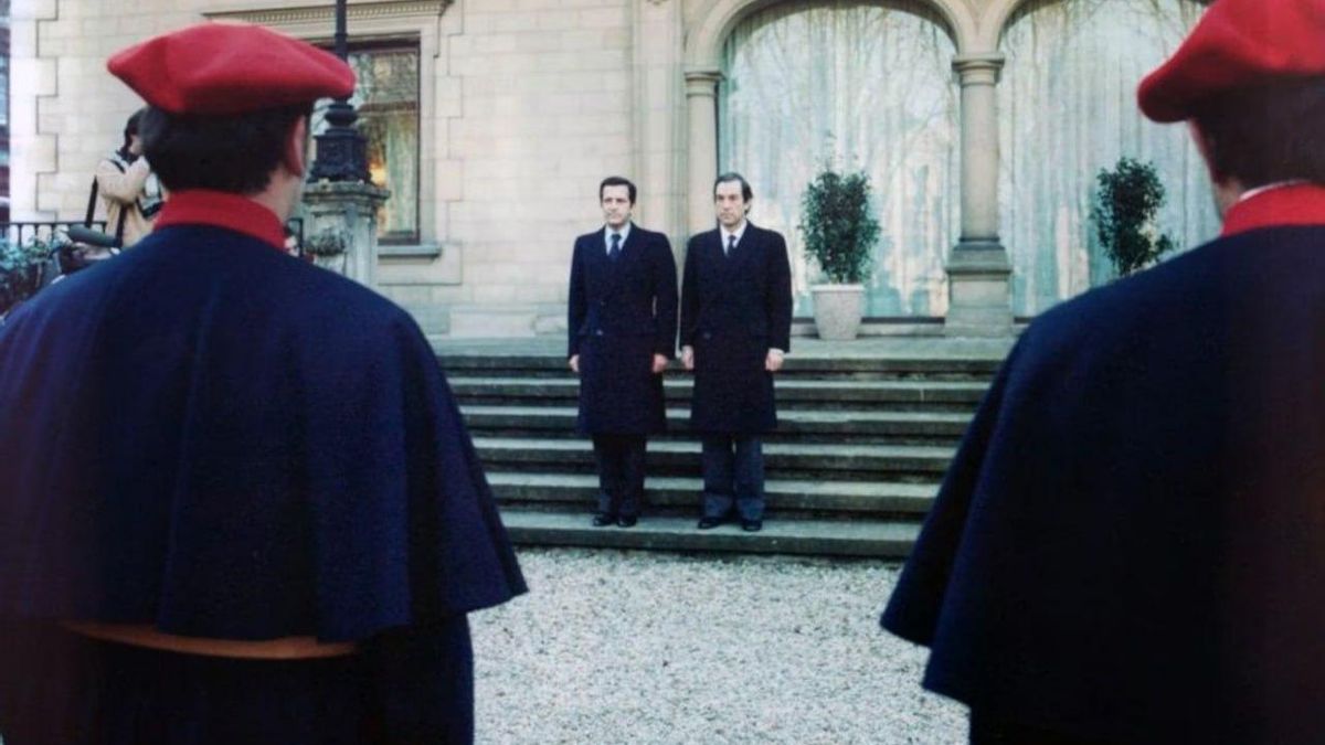 Encuentro con Adolfo Suárez en Ajuria Enea en 1980