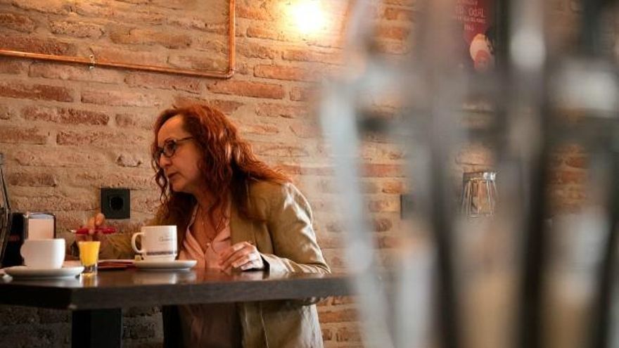 Carmen Franganillo, candidata de IU a la Alcaldía de León. Foto: Aclamv Photographer.