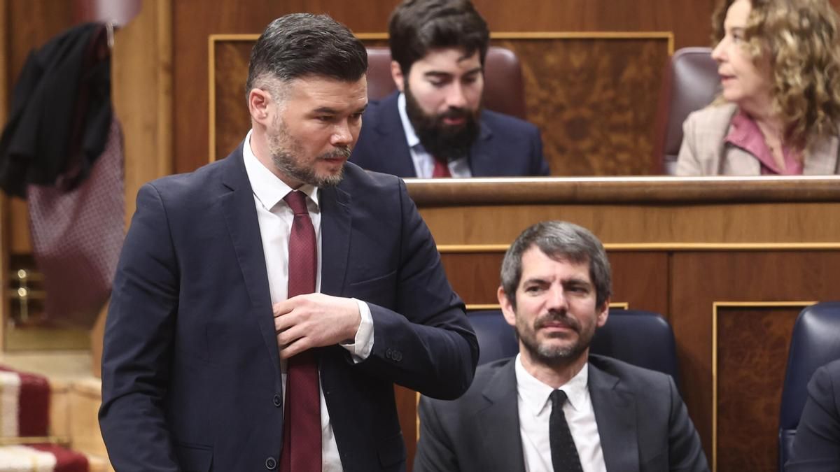 La izquierda plurinacional ve muerta la vía Rufián tras el último intento de unidad: "En esa piscina no hay agua"