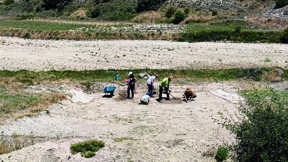Excavaciones arqueológicas en el yacimiento de Klounioq, en Burgos