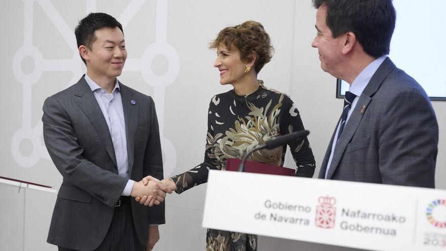 Chivite viaja a China para firmar la llegada de Hithium y en busca de nuevas inversiones para Navarra