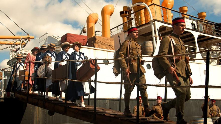 Foto promocional de Tiempos de guerra, la nueva serie de Antena 3