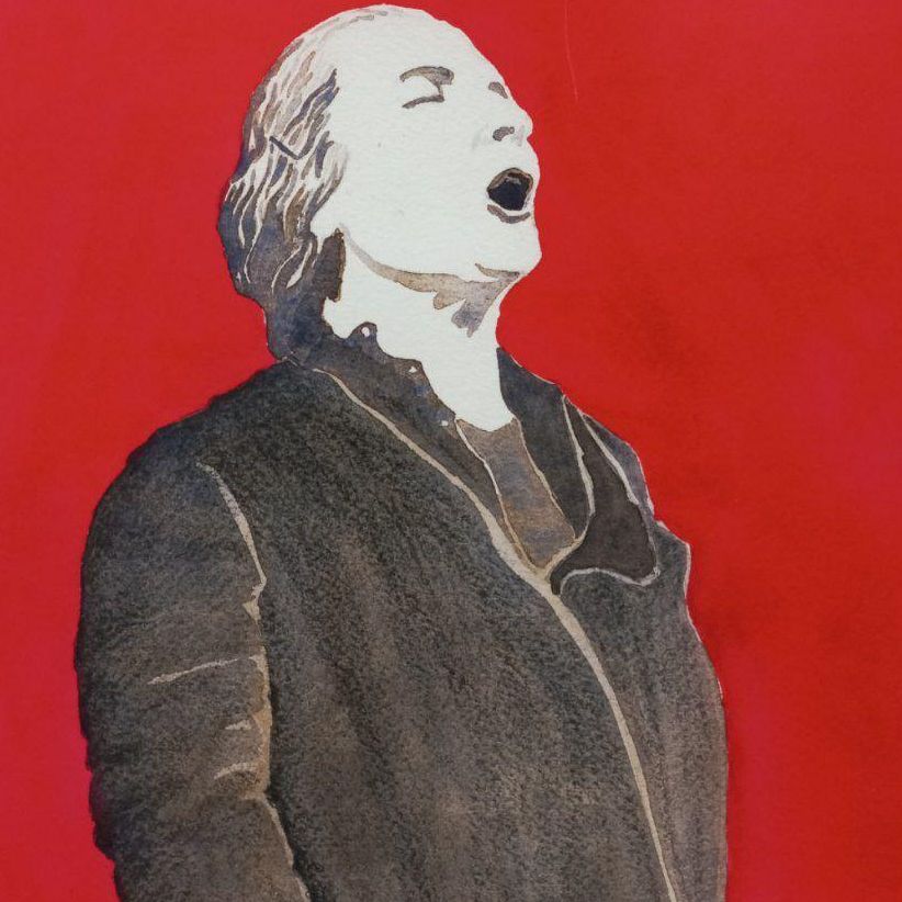 Acuarela de Dolores Ibarruri