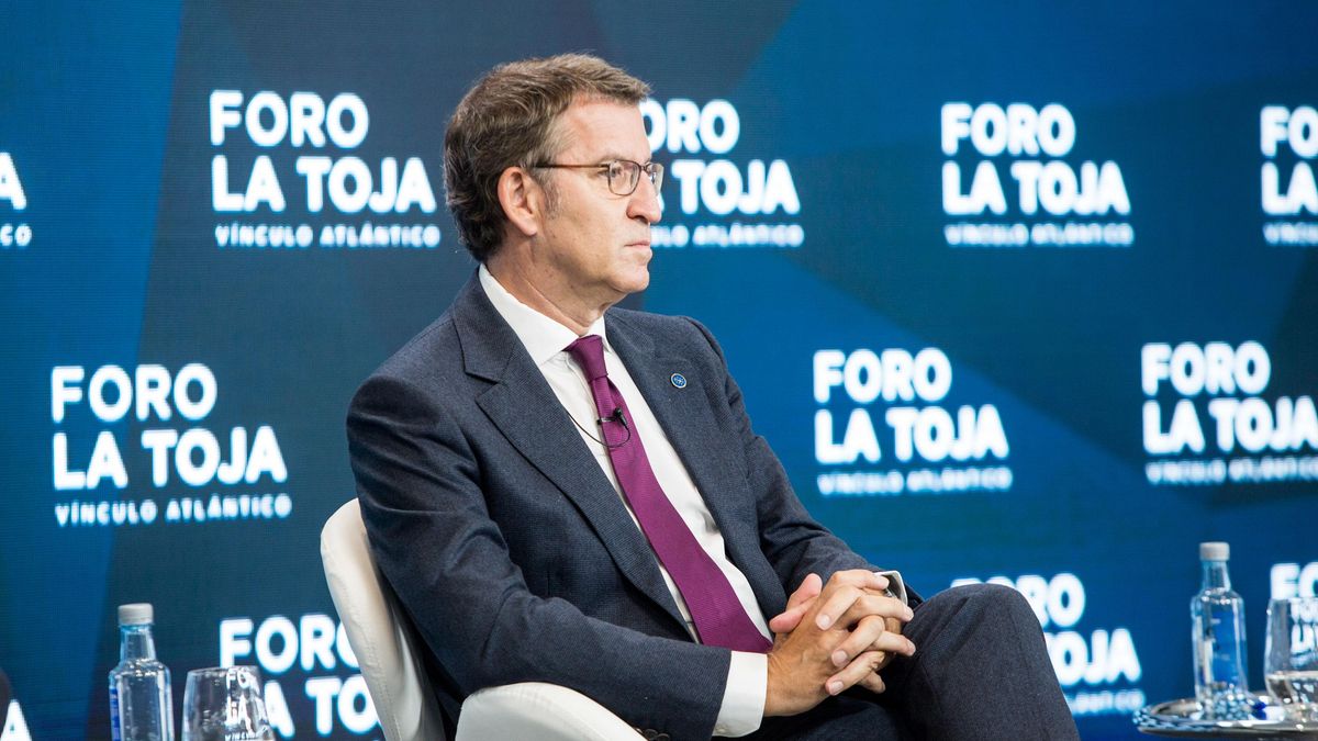 El presidente de la Xunta, durante su participación en el foro.