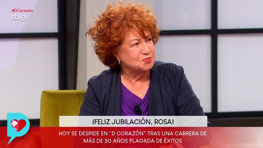 Rosa Villacastín anuncia en TVE que se jubila: "Hay que irse a disfrutar de otras cosas de la vida"
