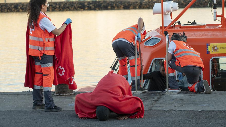 Rescatadas casi 200 personas migrantes en Canarias este martes, entre ellas dos nacionales de Pakistán