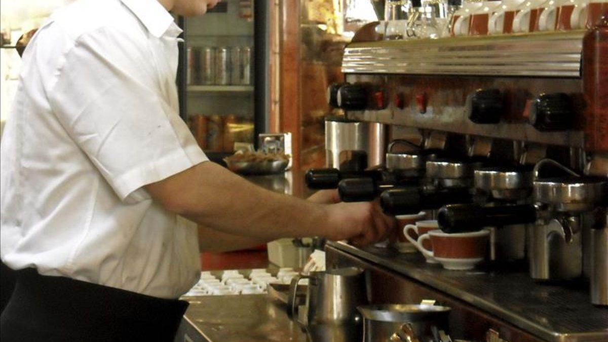 Camarero de una cafetería.