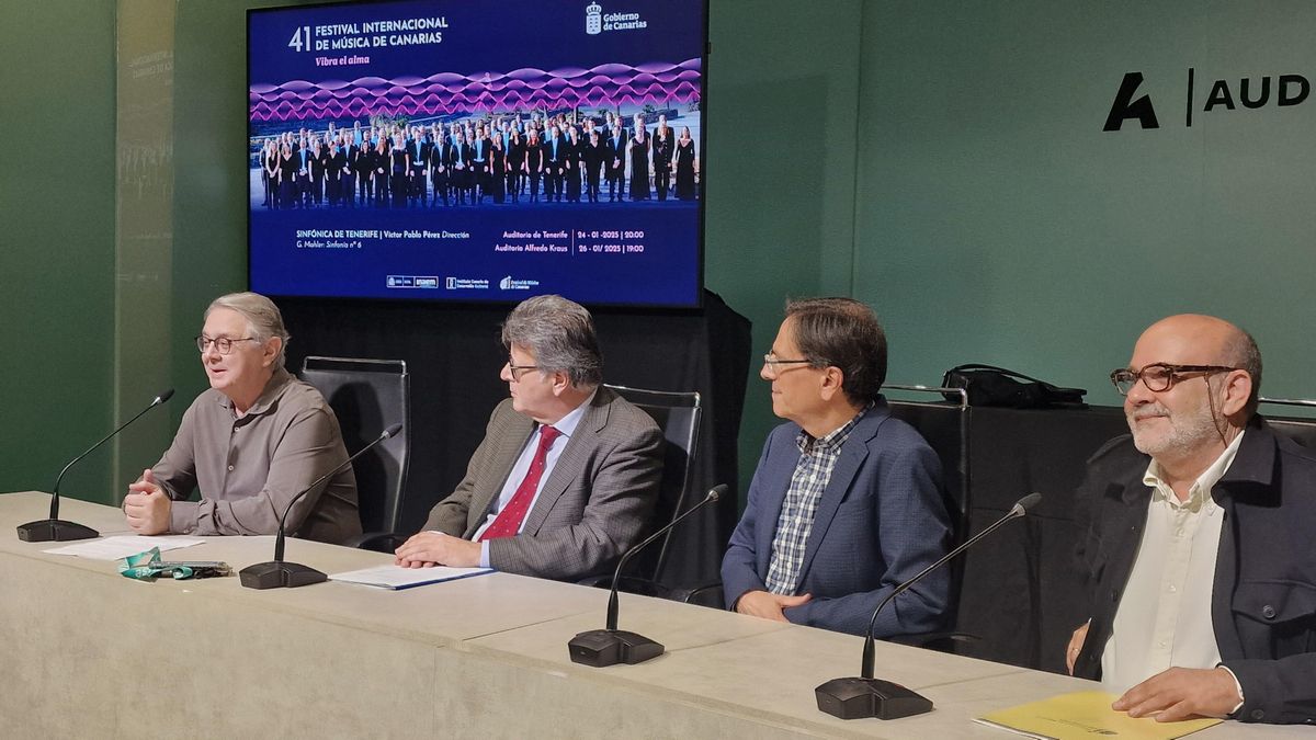 Cien músicos de la Sinfónica de Tenerife para la monumental Sexta Sinfonía de Mahler